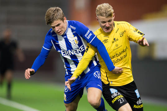 IFK Göteborgs Felix Eriksson och Elfsborgs Otto Vallentin