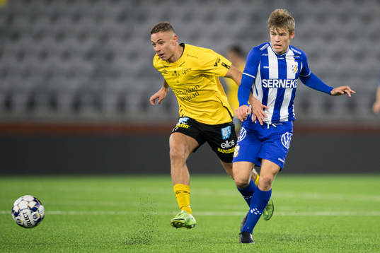 IFK Göteborgs Felix Eriksson och Elfsborgs Theo Lind