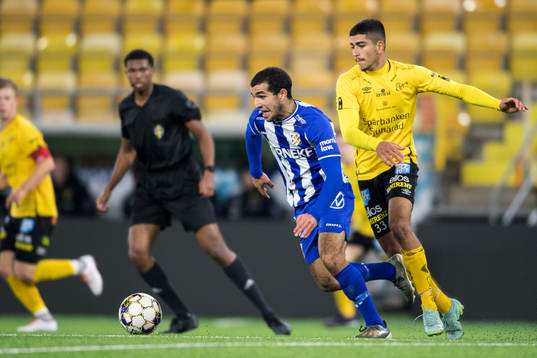 IFK Göteborgs Alai Hussain Ghasem och Elfsborgs Ahmed Qasem