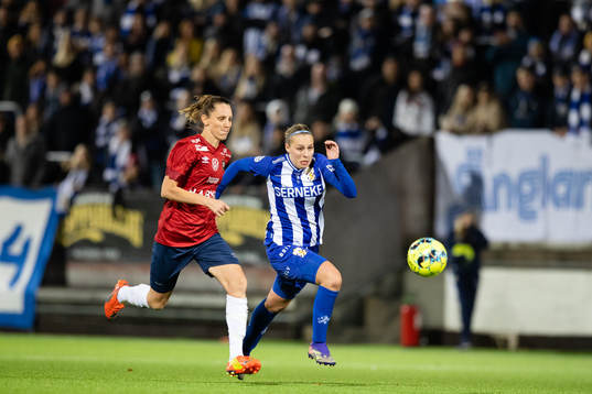Örgrytes Emma Wilhelmsson och IFK Göteborgs Filippa