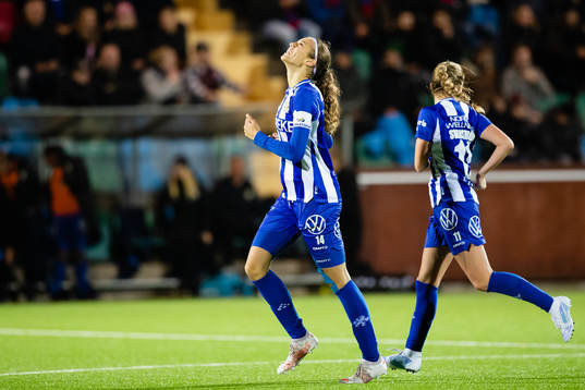 IFK Göteborgs Malva Larsson jublar