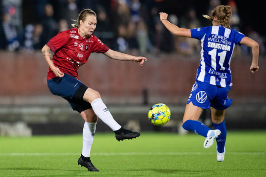 Örgrytes Julia Strahl och IFK Göteborgs Isabella