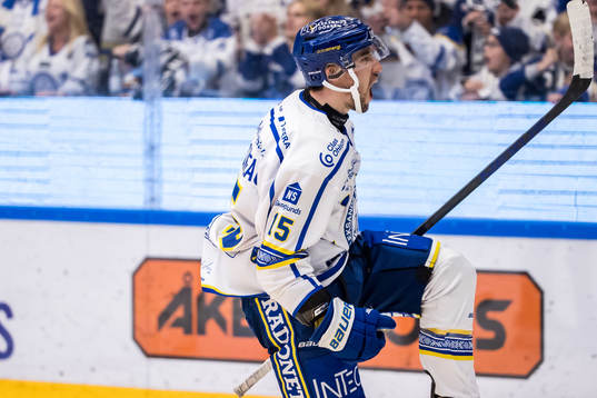 Leksands Max Veronneau jubel