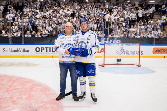 Leksands Calle Själin utsedd till matchens lirare