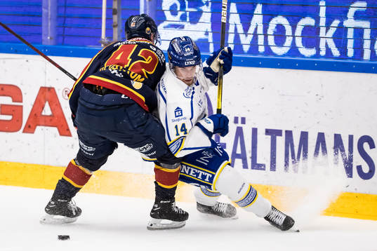 Leksands Oskar Lang och Djurgårdens Ludvig Hedström