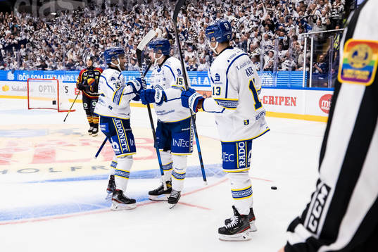 Leksands Max Veronneau jubel