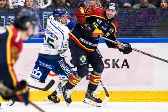 Leksands Max Veronneau och Djurgårdens Ludvig Rensfeldt