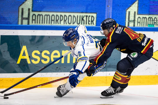 Leksands Patrik Norén och Djurgårdens Rhett Rakhshani
