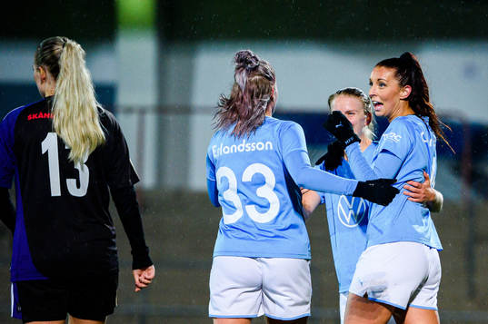 Malmö FFs Malin Gunnarsson jublar