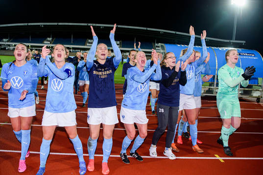 Malmö FFs spelare jublar