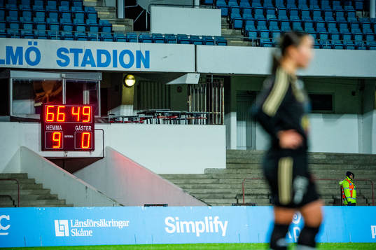 Dalby/Genarps spelare deppar vid ställningen 9-0