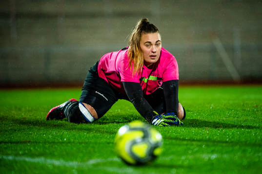 Dalby/Genarps målvakt Elin Kristoffersson