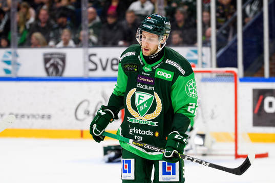 Färjestads Per Åslund deppar