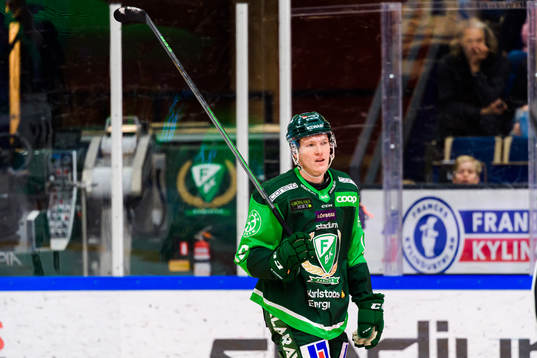 Färjestads Gustav Rydahl deppar