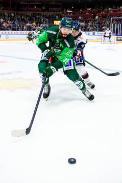 Färjestads Jesse Virtanen och Linköpings Broc Little