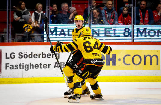 Skellefteås Linus Karlsson jublar