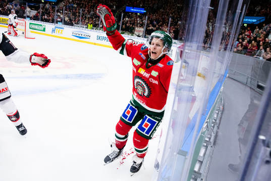 Frölundas Max Friberg blöder