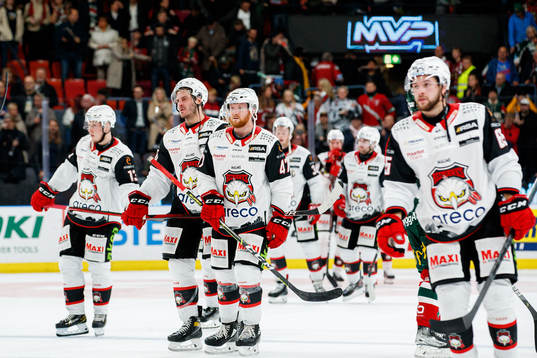 Malmö Redhawks spelare deppar