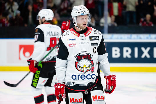 Malmö Redhawks Carl Söderberg deppar i slutet av