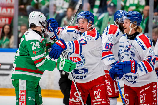 Rögles Marco Kasper i bråk med Oskarshamns Jonas Engström
