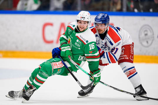 Rögles Lucas Ekeståhl-Jonsson och Oskarshamns Brian Cooper