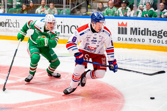 Rögles Oskar Hassel och Oskarshamns Fredrik Olofsson