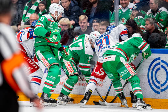 Rögles Mattias Sjögren, Philip Granath och Marco Kasper