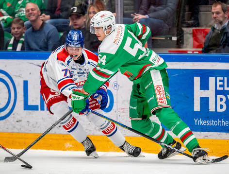 Oskarshamns Emil Martinsen Lilleberg och Rögles William