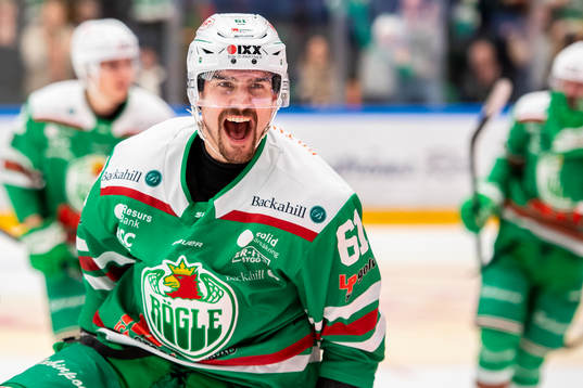 Rögles Ludvig Larsson jublar