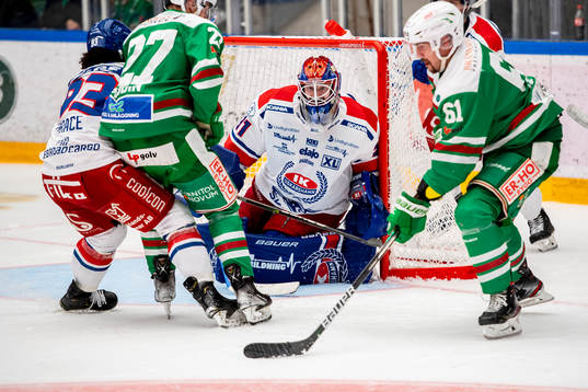Oskarshamns målvakt Tim Juel