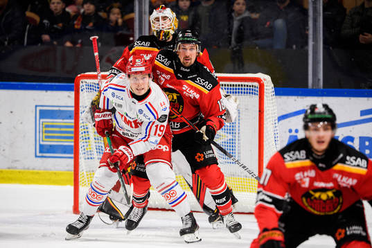 Timrås Erik Andersson och Luleås Sami Lepistö