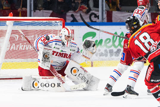 Timrås målvakt Jacob Johansson