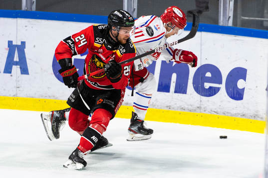Luleås Brendan Shinnimin och Timrås Nolan Zajac