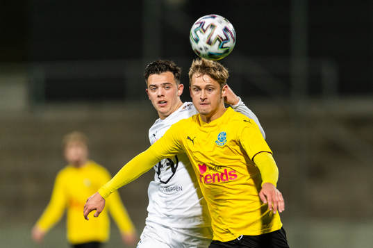 Lunds Noel Hansson och IFK Malmös Emil Johansson