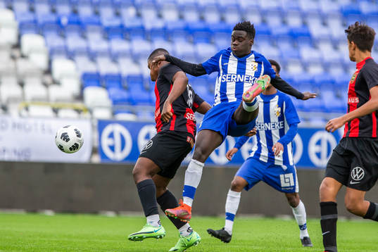 Brommapojkarnas Mohammed Bangoura och IFK Göteborgs Assolo