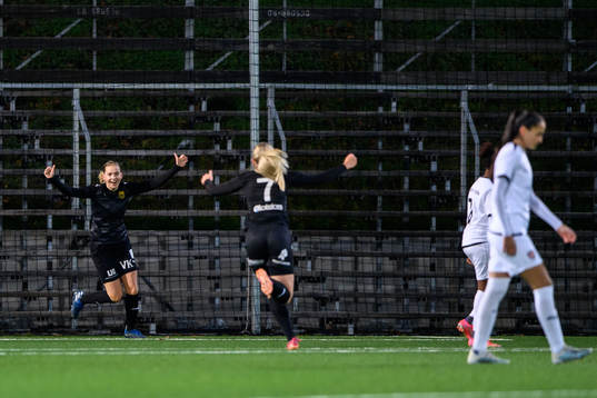 Umeås Elise Johansson jublar