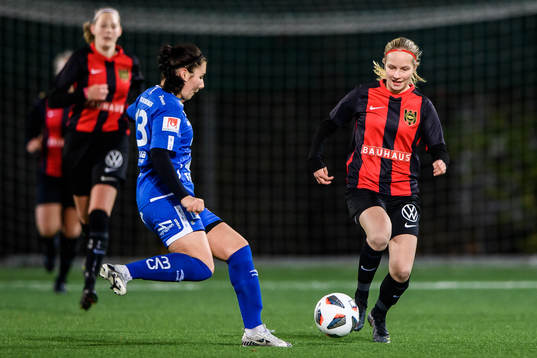 Örebros Annie Holst och Brommapojkarnas Klara Bengtsson