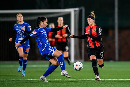 Örebros Annie Holst och Brommapojkarnas Selma Hultkvist