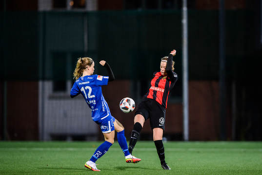 Örebros Lisa Aronsson och Brommapojkarnas Sofia Norrby