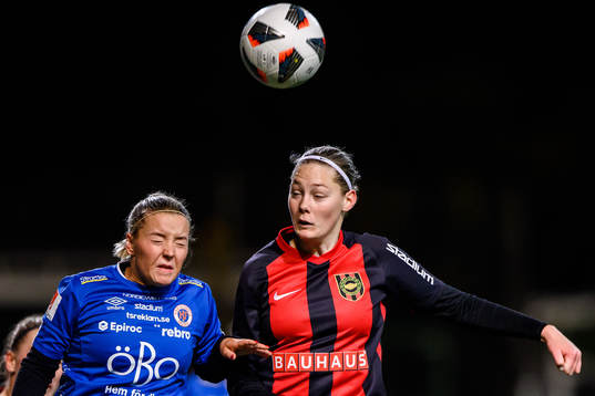 Örebros Alva Hyttinen och Brommapojkarnas Sofia Norrby
