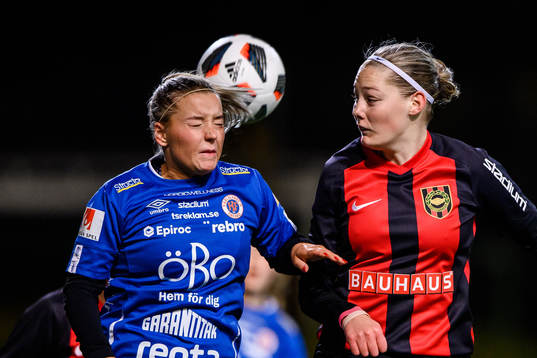 Örebros Alva Hyttinen och Brommapojkarnas Sofia Norrby