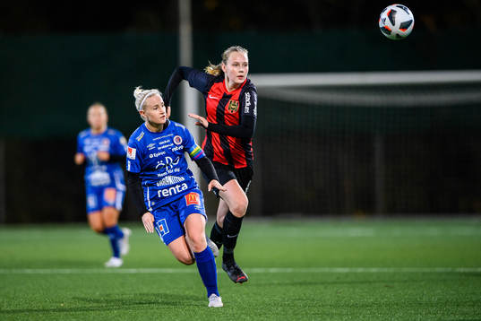 Örebros Clara Heiche och Brommapojkarnas Line Wessman