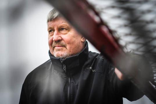 Förre ishockeymålvakten Peter "Pekka" Lindmark
