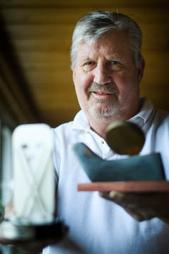 Förre ishockeymålvakten Peter "Pekka" Lindmark