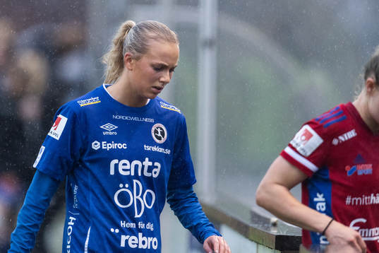 Örebros Sara Lilja Vidlund deppar