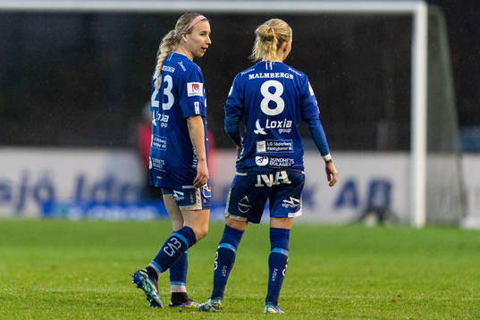 Örebros Jenna Hellstrom och Nathalie Hoff Persson deppar