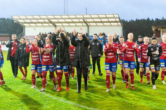 Vittsjös spelare jublar