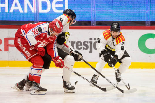 Timrås Christopher Liljewall och Brynäs Anton Rödin
