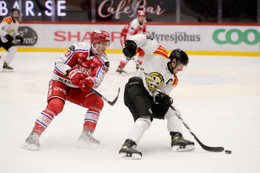 Brynäs Anton Rödin och Timrås Robin Alvarez