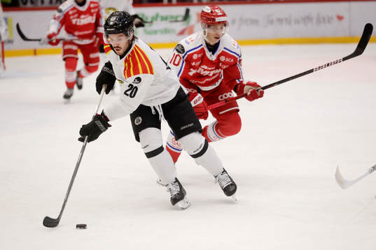 Brynäs Oula Palve och Timrås Robin Alvarez